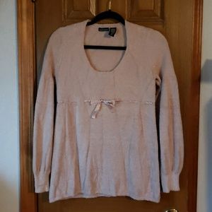 Moda International Pink scoop neck sweater